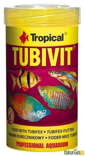 Tropical Tubivit Tubifex Kurutulmuş Yem 5 L - 500 Gr