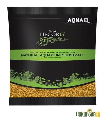 Aquael Natural Aquarium Substrate Akvaryum Kumu Sarı - 10 Kg
