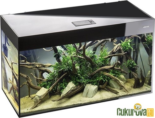 Aquael Glossy Akvaryum Seti 80 D&N Siyah