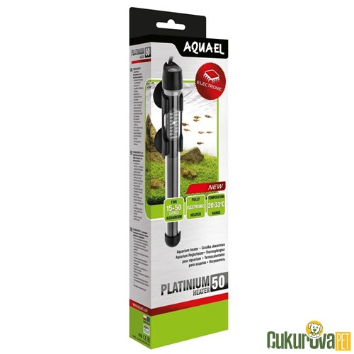 Aquael Platinium Heater Cam Akvaryum Isıtıcısı 50W