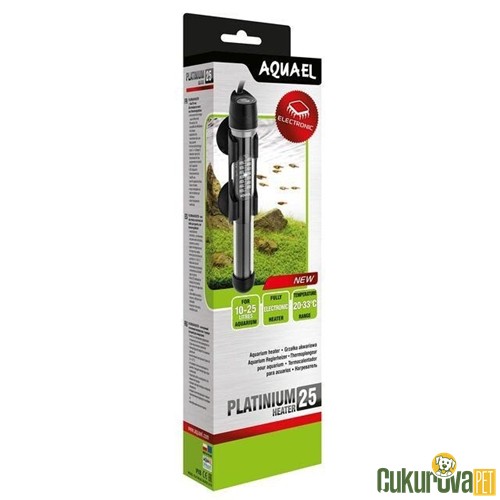 Aquael Platinium Heater Cam Akvaryum Isıtıcısı 25W