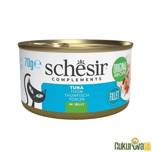 Schesir Ton Balıklı In Jelly Yetişkin Kedi Yaş Maması 70 Gr