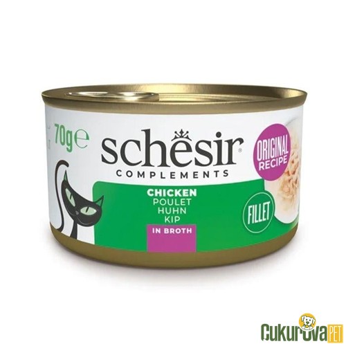 Schesir Tavuk Filetolu Yetişkin Kedi Yaş Maması 85 Gr
