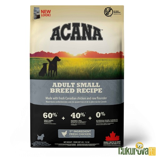 Acana Adult Small Breed Recipe Yetişkin Köpek Maması 6 Kg