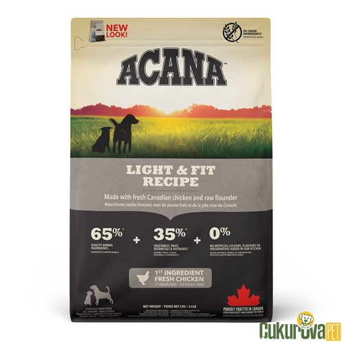 Acana Light & Fit Recipe Diyet Köpek Maması 2 Kg