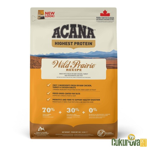 Acana Wild Prairie Recipe Tüm Yaşam Evreleri İçin Köpek Maması 2 Kg
