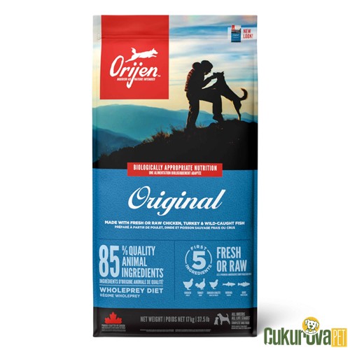 Orijen Original Tüm Yaşam Evreleri İçin Köpek Maması 17 Kg