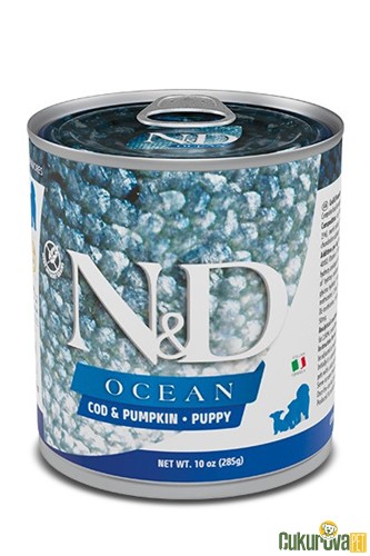 N&D Ocean Puppy Morina Balıklı Ve Balkabaklı Yavru Köpek Yaş Maması 285 Gr
