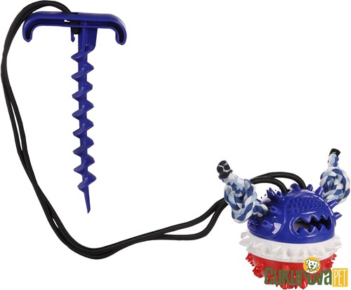 Flamingo Yer Kazıklı Sesli Gazo Topu Köpek Oyuncağı 25 x 11.8 x 3 Cm