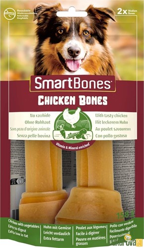 Smart Bones Tavuklu Köpek Ödül Kemiği 2'Li - 158 Gr
