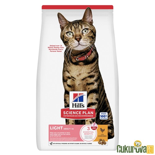 Hill's Science Plan Light Tavuklu Diyet Kedi Maması 3 Kg