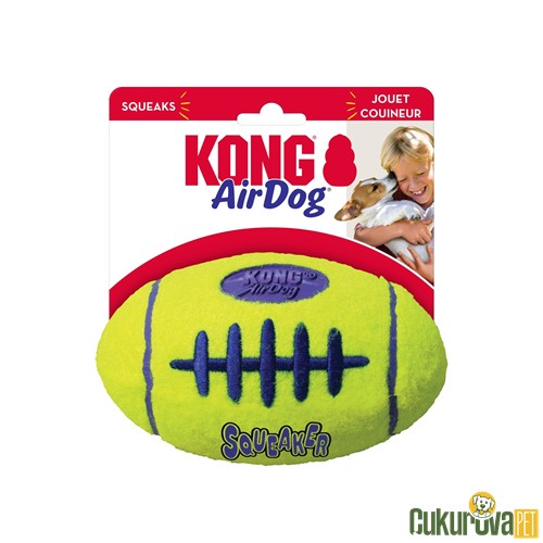 Kong Air Dog Amerikan Futbol Topu Şeklinde Kumaş Köpek Oyuncağı S - 8.5 Cm