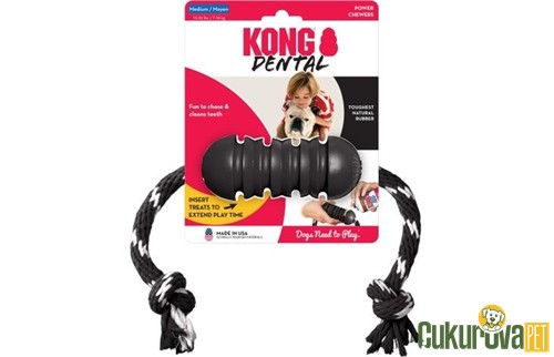 Kong Extreme Dental İp Ultra Sert Köpek Oyuncağı M - 20 Cm