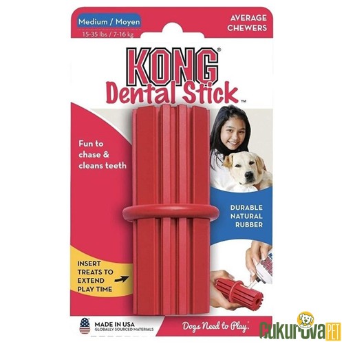 Kong Dental Stick Köpek Oyuncağı M - 10 Cm