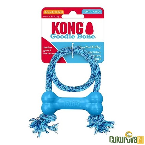 Kong Goodie Bone İpli Köpek Oyuncağı Xs - 17 Cm