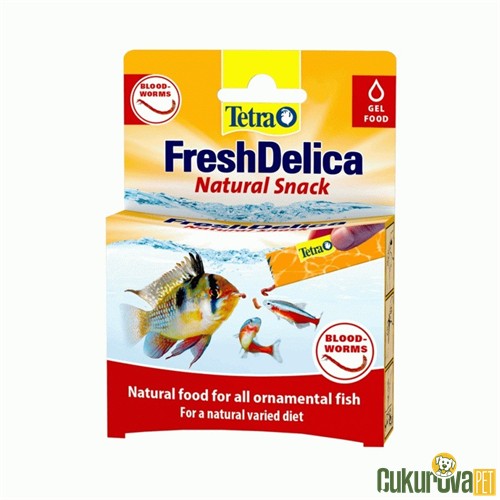 Tetra FreshDelica Bloodworms Kan Kurdu Jel & Sıvı Yem 48 Gr