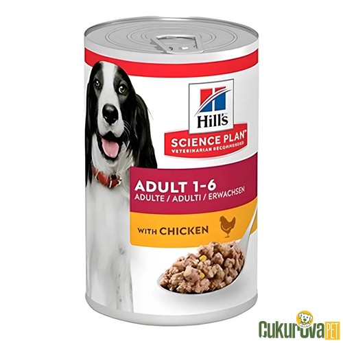 Hill's Science Plan Adult Tavuklu Yetişkin Köpek Yaş Maması 370 Gr