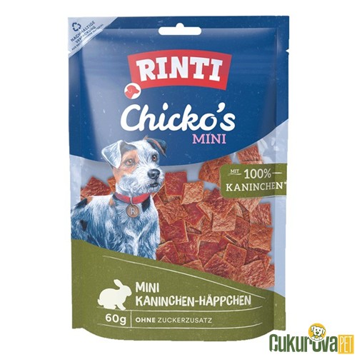 Rıntı Chicko's Plus Mini Tavşanlı Köpek Ödül Maması 80 Gr