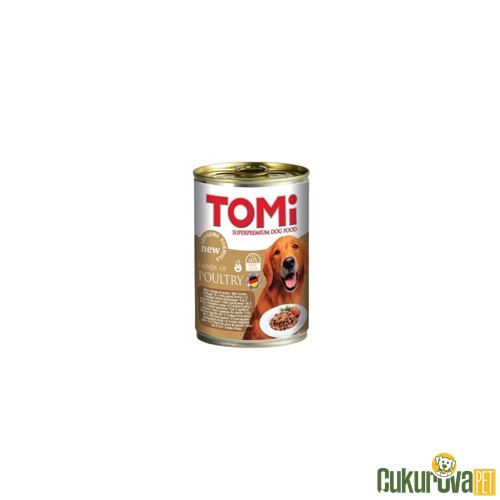 Tomi Kümes Hayvanlı Yetişkin Köpek Yaş Maması 400 Gr