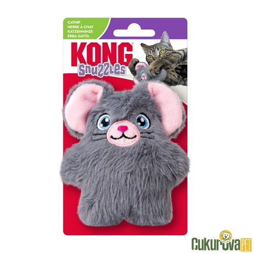 Kong Snuzzles Fare Catnipli Hışırtılı Peluş Kedi Oyuncağı 12 Cm