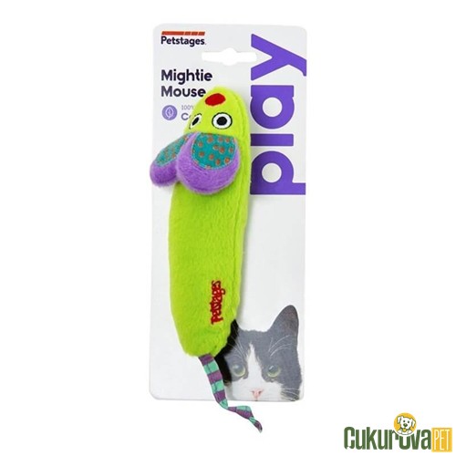 Catstages Magic Catnipli Süper Fare Kedi Oyuncağı 24.5 x 4.6 Cm / Yeşil