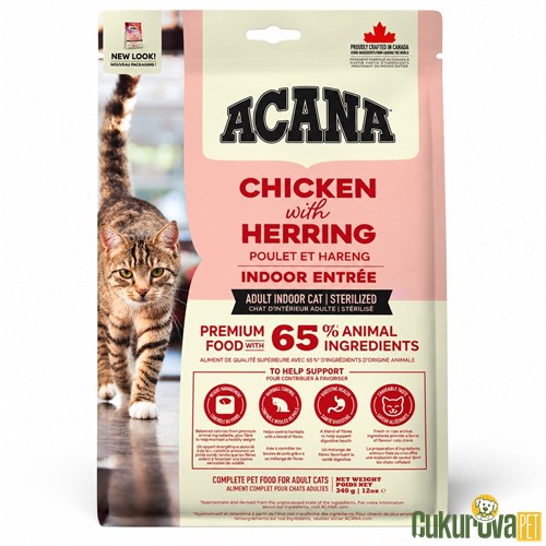Acana Indoor Entree Kısırlaştırılmış Kedi Maması 340 Gr