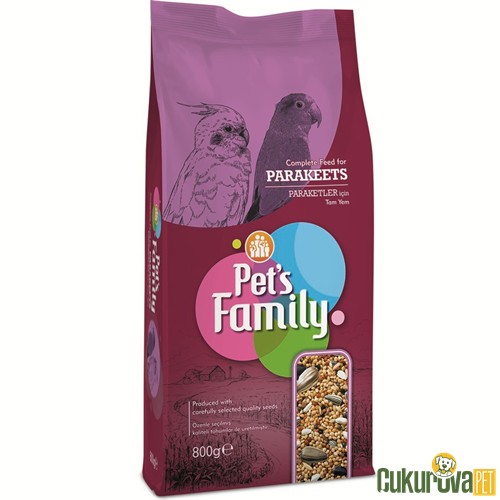 PETS FAMILY PARAKET YEMİ 800 GR