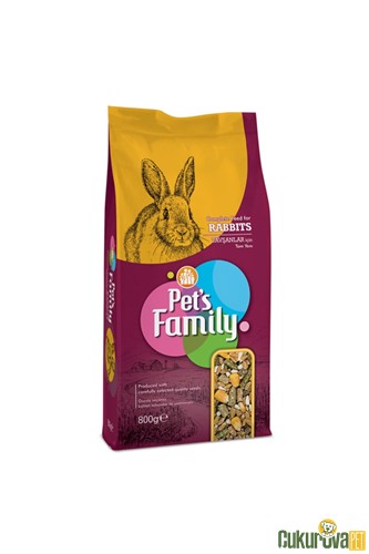 PETS FAMILY TAVŞAN YEMİ 800 GR