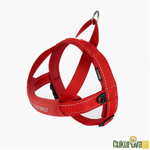 Ezydog Köpek Göğüs Tasması Harness Quick Fit M - Kırmızı