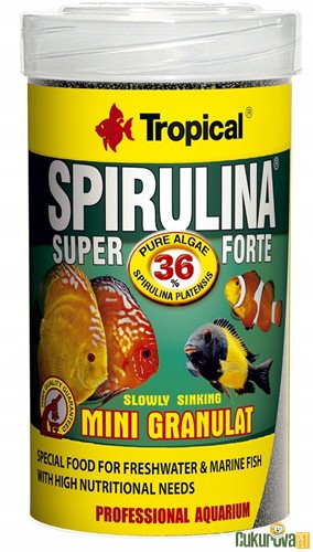 Tropical Spirulina Forte Mini Gran. Granül Yem 100 Ml 