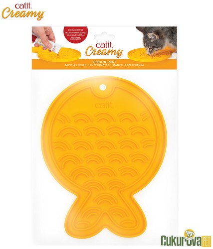 CATIT KEDİ ÖDÜLÜ CREAMY SIVI DONDURMA KABI BALIK ŞEKİLLİ 