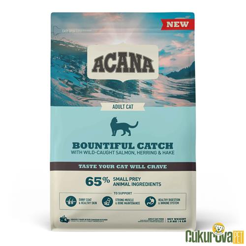 ACANA BOINTIFUL CATCH YETİŞKİN KEDİ MAMASI 4.5 KG