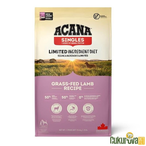 Acana Singles Grass - Fed Lamb Köpek Maması 11.4 Kg