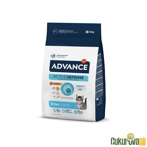 ADVANCE KITTEN TAVUKLU VE PİRİNÇLİ YAVRU KEDİ MAMASI 10 KG 