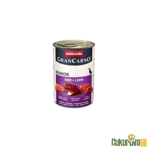 ANIMONDA GRAN CARNO SIĞIR ETLİ YAŞLI KÖPEK KONSERVESİ 400 GR