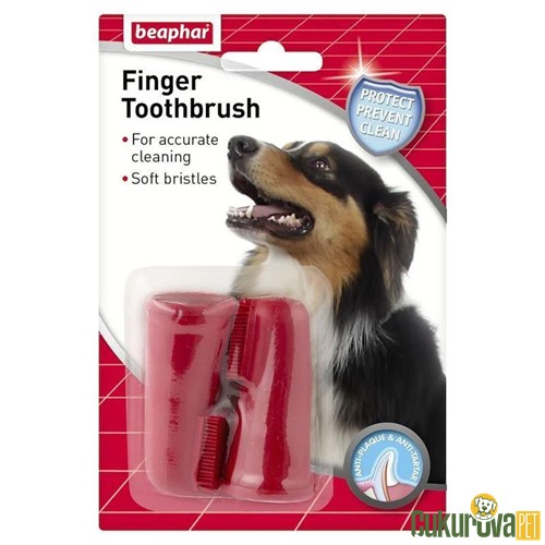 BEAPHAR KEDİ & KÖPEKLER İÇİN PARMAK DİŞ FIRÇASI 