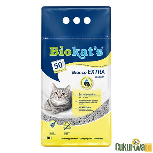 BIOKAT'S BIANCO EXTRA KEDİ KUMU 10 L