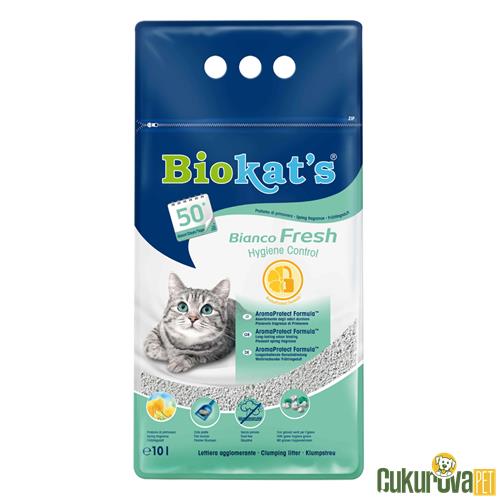 BIOKAT'S BIANCO FRESH KEDİ KUMU 10 L