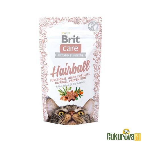 BRIT CARE HAIRBALL TÜY YUMAĞI ÖNLEYİCİ TAHILSIZ KEDİ ÖDÜL MAMASI 50 GR