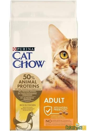 CAT CHOW TAVUKLU YETİŞKİN KEDİ MAMASI 15 KG