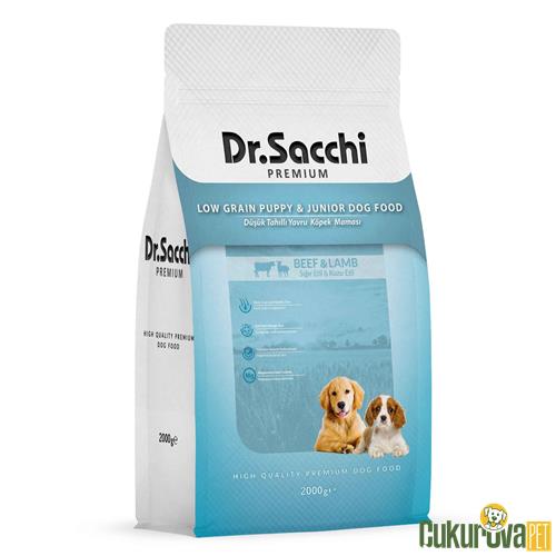 DR. SACCHI PREMIUM SOMONLU VE TON BALIKLI DÜŞÜK TAHILLI YETİŞKİN KÖPEK MAMASI 2 KG