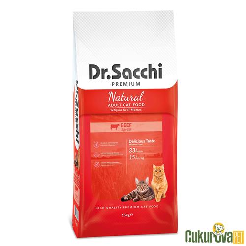 DR. SACCHI PREMIUM NATURAL SIĞIR ETLİ YETİŞKİN KÖPEK MAMASI 15 KG