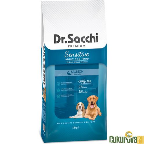 DR. SACCHI PREMIUM SENSITIVE SALMON YETİŞKİN KÖPEK MAMASI 15 KG 