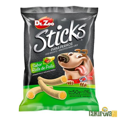 DR. ZOO STICKS TAVUKLU KÖPEK ÖDÜL ÇUBUĞU 50 GR 
