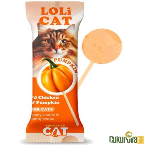 EUROGOLD LOLİ CAT BAL KABAKLI KEDİ ÖDÜLÜ 1.5 GR - LOLİPOP