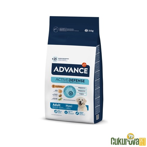ADVANCE TAVUKLU VE PİRİNÇLİ BÜYÜK IRK YETİŞKİN KÖPEK MAMASI 14 KG