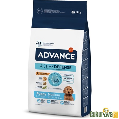 ADVANCE PUPPY MEDIUM TAVUKLU YAVRU KÖPEK MAMASI 12 KG