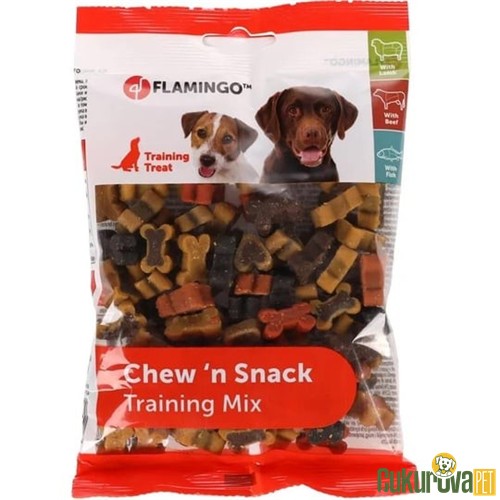 FLAMINGO CHEW'N SNACK TRAINING MIX KÖPEK ÖDÜLÜ 150 GR