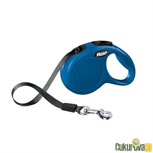 FLEXI NEW CLASSIC 3 M ŞERİT TİPİ TASMA XS MAVİ