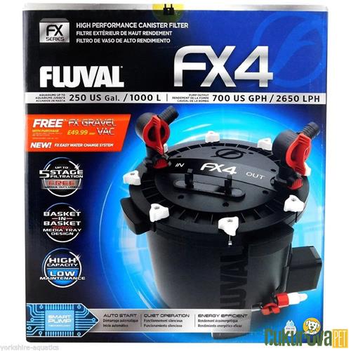 FLUVAL FX4 AKVARYUM DIŞ FİLTRE 2650 L / S 